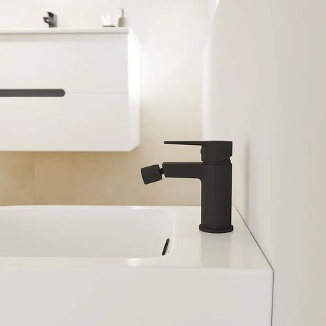 Miscelatore Bidet senza Scarico in Ottone Nero Opaco Mod. Jane (1/5)