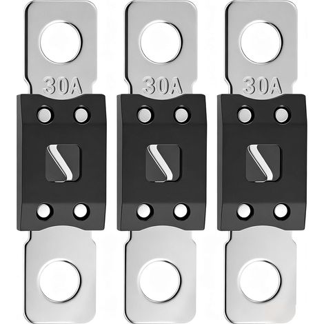 Lot de 3 blocs fusibles à vis ANM/MEGA - 32 V 30 A (1/5)