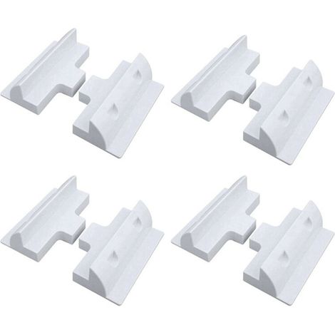 Kit di 8 staffe laterali per pannelli solari in camper/yacht