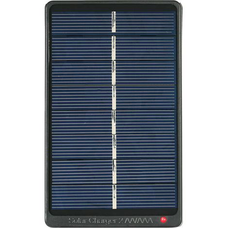 YMYNY Chargeur Solaire pour Piles Rechargeables AA/AAA - Panneau Solaire 1W 4V pour Chargement de Batterie (1/5)