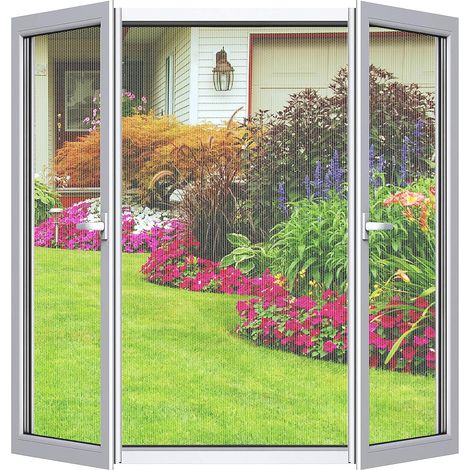 Moustiquaire Fenêtre 180x150 cm (Lot de 2) – DIY, Ajustable (1/5)