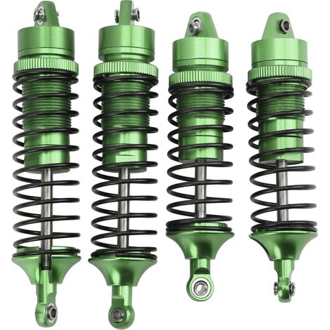 Amortisseurs avant et arrière en aluminium pour véhicules tout-terrain LOSi Lasernut U4 Tenacity 1/10 (vert) (1/5)