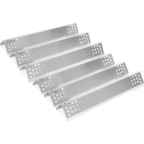 Set of 6 stainless steel 40 cm burner covers for Videro G3, G3-S, G3-S Nero, Vario+, for Videro G2, G4, G6 and Sansibar (1/5)