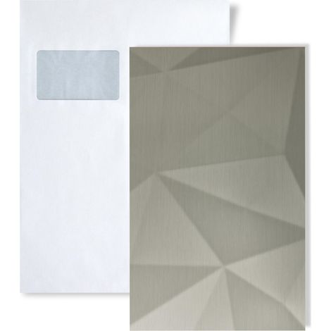 1 SAMPLE PIECE S-31020 WallFace DIAMOND Green Steel brushed ARSTRUCTURE Collection  Wall panel SAMPLE in DIN A5 size