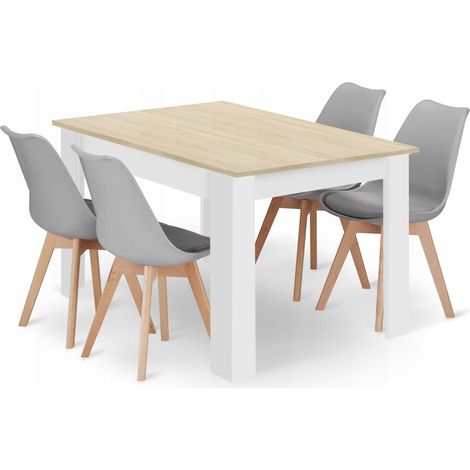 Ensemble repas - leobert - mark - chenechene sonomagris - 120 x 80 cm - 5 pieces 211770155