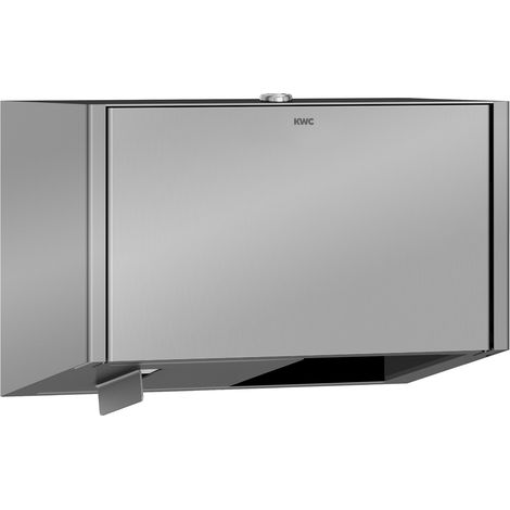 KWC AR WC-Doppelrollenhalter, EXOS, Edst., Aufputz, 280x193x147 mm