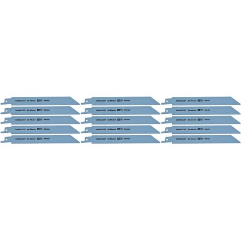 Reciprocating Saw Blade Metal 150mm 18tpi Bi Metal Pack of 15 (1/2)