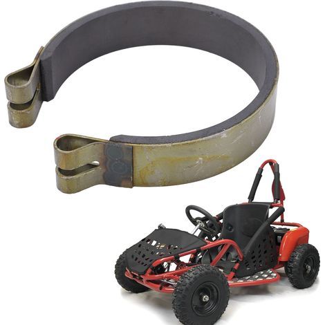 Kit de 4 goupilles pour bandes de frein en acier céramique, largeur 0.98 pouces, haute performance pour karts, mini-motos, quads et tambours. (1/5)