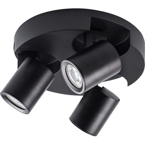 Plafonnier Kanlux Laurin 29127 3xGU10 noir orientable