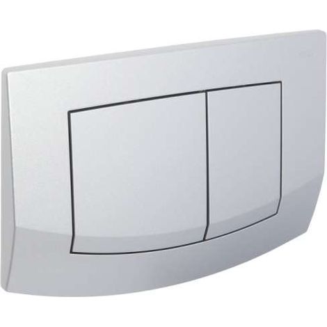TECEambia WC-Betätigungsplatte für Zweimengentechnik chrom glänzend (1/2)