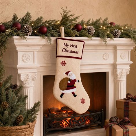 Weihnachtsdekoration, Panda-Strümpfe, Weihnachtsstrümpfe, Christbaumschmuck, Geschenke