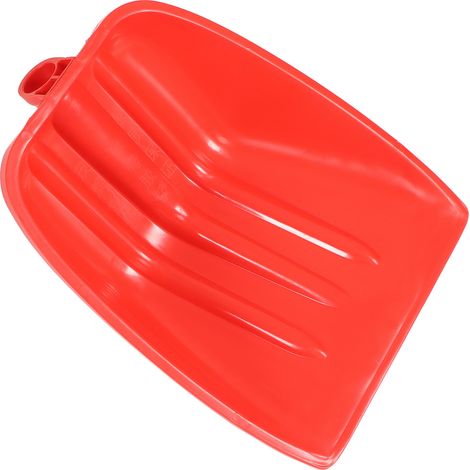 Schneeschaufel, rot, aus verdicktem PP-Kunststoff, verschleißfest, robust, kindersicher, 39 x 30 cm / 15,4 x 11,8 Zoll (1/5)
