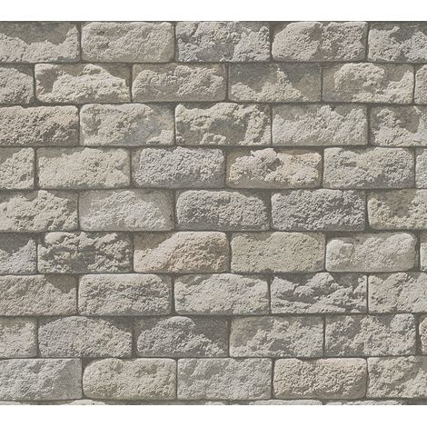 A.S. Creation Il Decoro  958342  Papiertapete Steinoptik  0.53 m x 10.05 m  Creme (1/5)
