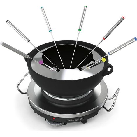 Fondue und elektroherd 1000w 8 gabeln - Riviera & Bar - QFD340