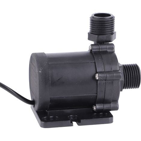 Pompe de surpression 30W DC12V 800L/H 12m hauteur refoulement silence moteur sans balais ABS cuivre pour chauffe-eau aquarium fontaine (1/5)