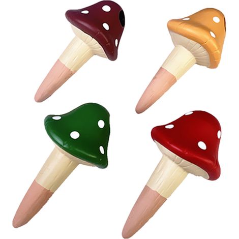 Aquawar Mushroom – Dispensador de agua cerámico independiente – 4 piezas multicolores, 8,8 x 16,2 cm (1/5)