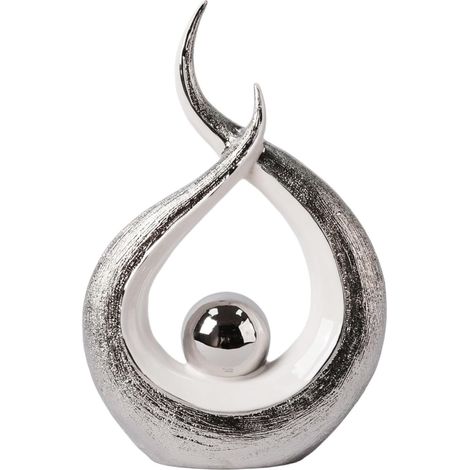 Moderne Décor Sculpture Abstraite Statue Objet Decoratif 27cm