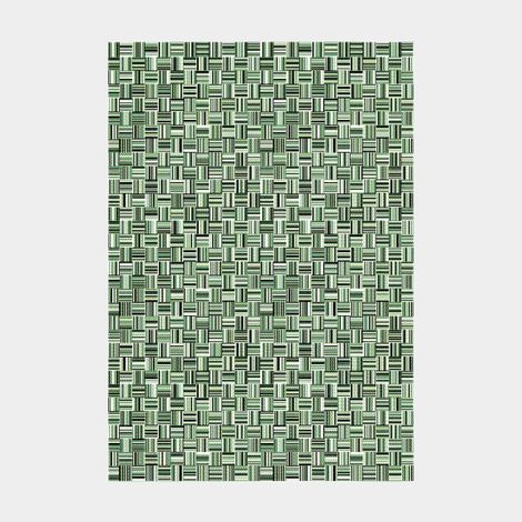 Tapis de jardin - Broc Arty - Tissage vert - 200 x 290 cm