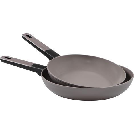 Set 2 Padelle Antiaderenti ad Induzione Mood Gray 24 + 28 cm
