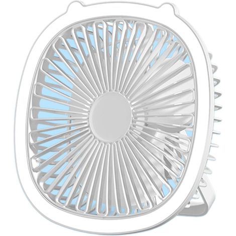 Ventilateur de plafond suspendu rechargeable USB 2000 mAh à 3 vitesses avec éclairage LED (1/5)