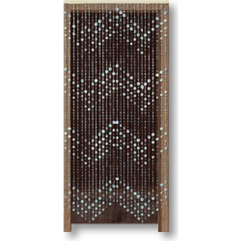 CORTINA PUERTA PLASTICO AZUL - 90X180 CM (1/2)