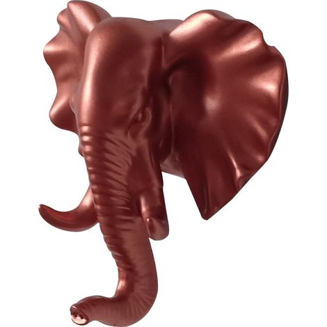 Support Mural Animal - Résine - Pour Manteaux Chapeaux Clés Bijoux - Charge Maximale 5 Kg - Décoration Murale Salle De Bain Chambre Salon - 1 Pièce (1/5)