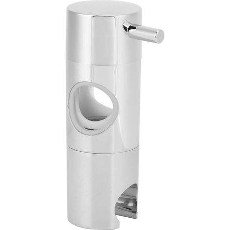 Support de pommeau de douche réglable, accessoire pour barre de douche coulissante de 24 mm, fixation pour pommeau de douche de salle de bain avec réglage en hauteur et en direction (1/5)