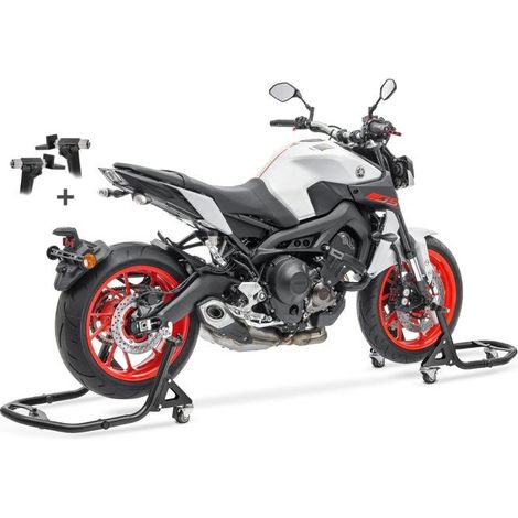 Cavalletto da Officina Moto Posteriore e Anteriore Set Constands XB2B Nero