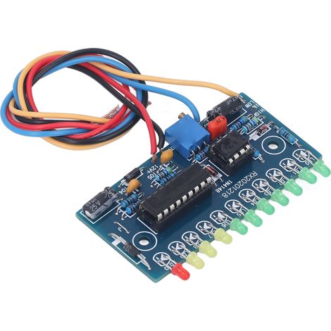 Module indicateur de niveau audio à LED, 10 segments, 11 LED de 3 mm, pour préamplificateur/VU-mètre (1/5)