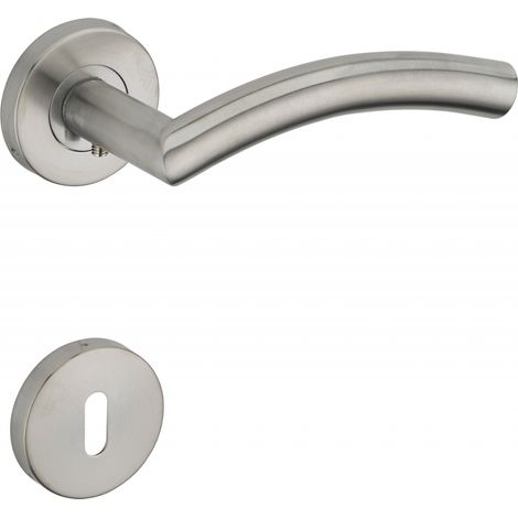 THIRARD - Paire de béquilles pour porte, carré 7mm, inox - THIRARD (1/2)