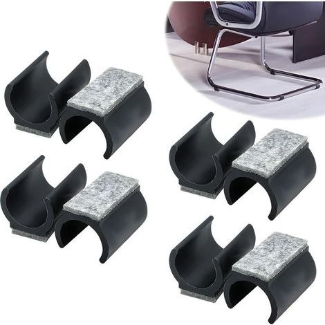 Filzgleiter für Schaukelstühle (8 Stück, 18-19 mm, schwarz) (1/5)