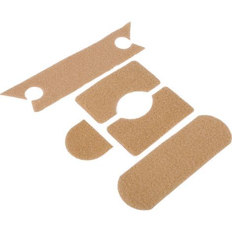 Patch Adhésif Fort 5 pièces pour Casque - Accessoire Tactique Crochet et Boucle (Beige) (1/4)