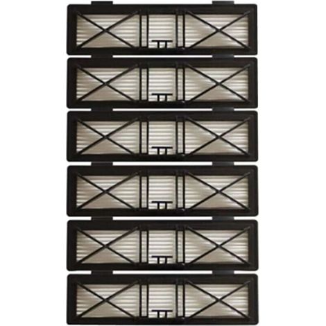 Lot de 6 filtres HEPA pour Neato Botvac D7 D3 D4 D5 D6 D70 D75 D80 D85 pour filtres Neato Botvac 75e 80 85 pièces-- (1/5)