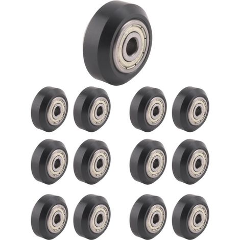 [13 PièCes SéRies / Paquets] Imprimante 3D POM Poulie Roues 625Zz Roulement LinéAire Ulley Rouleau de Roue Ronde Passive pour CR10, 3