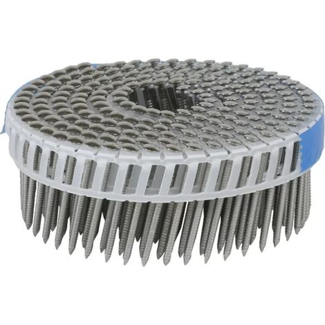 Clou annelé tête bombée 16° en rouleau - Inox 304 - extérieur classe 3 - 2,1 x 45 - SCN49 - 10800