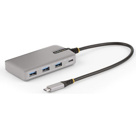 StarTech.com Hub Ladrón USB-C de 4 Puertos con Modo Alt de DP para USB-C y Salida de Vídeo de 4K 60Hz - 3x USB-A - 1x USB Tipo C (1/4)