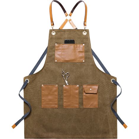 Tablier de cuisine pour travail salon de coiffure boulangerie