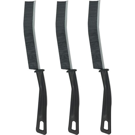 APEX Brosse de nettoyage pour recoins (lot de 3) - Outil de nettoyage pour les angles étroits de la cuisine, de la salle de bain et des rainures de fenêtres (1/5)