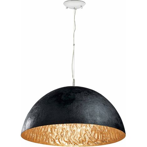 MAGMA P, Sospensione per Interni, Faro Barcelona - Colore: Nero e Oro (1/5)