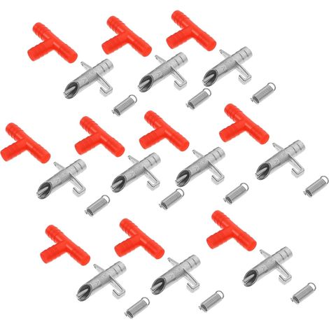 Abreuvoir Automatique sans Rouille en Plastique et Acier Inoxydable Facile à Installer , 10 Ensembles pour Lapins pour Ferme D'élevage de Lapins (1/5)