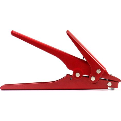 Pistoleroceinture pour sangles plastiques 9 mm, outil de sertissage et coupe avec boîtier métallique, robuste