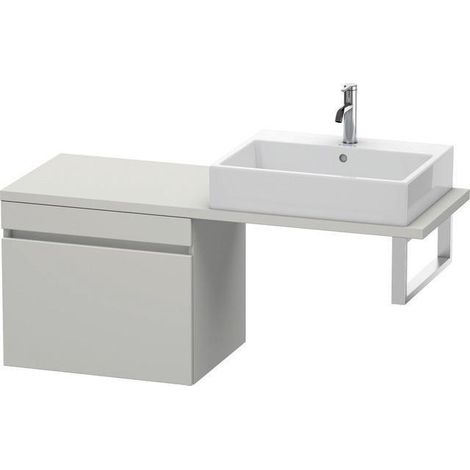 Meuble bas console DURASTYLE 512x600x478mm gris béton mat/we ma