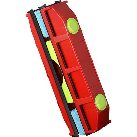 Brosse de nettoyage, Raclette Lave Vitre Aimanté pour Double Vitrage de 20 à 28 mm Epaisseur – Nettoyeur Magnétique avec 2 Chiffons en Microfibre pour Vitre Extérieur en Hauteur ou Difficile d’Accès,A (1/5)