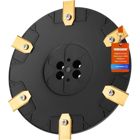 【Coupe Plus Efficace】 Disque de Lames + 6 Pièces Compatibles avec Gardena Sileno Life, Sileno, Sileno Plus, R100li R130li R160li, Disque de Lames pour Tondeuse Robotisée (1/5)