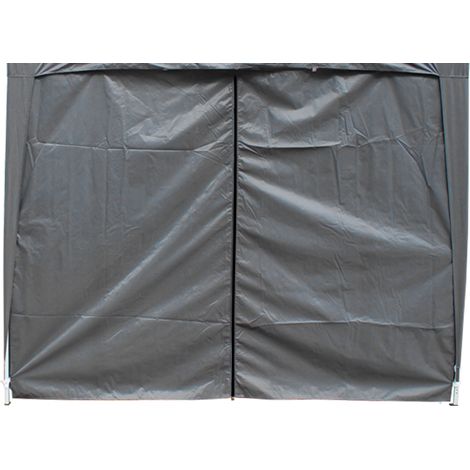 2x2M Pop Up Gazebo Side Panel Wall Only,1 Piece Anthracite with Zipper