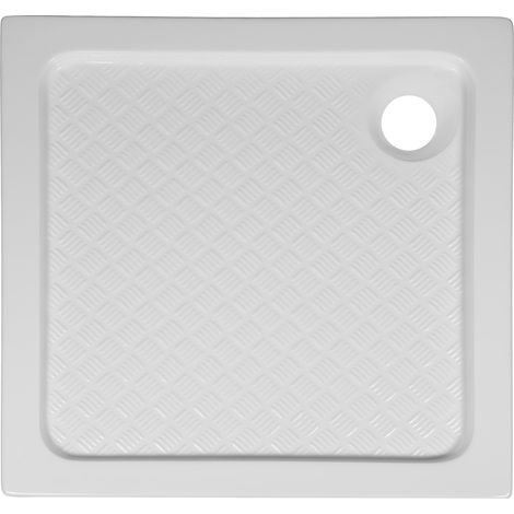 Bac receveur de douche 80 x 80 cm en acrylique, antiglisse, antirouille, épaisseur 6 CM évacuation Ø9 CM – LPP LILA (1/5)