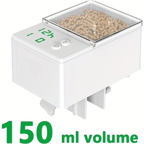 Distributeur automatique pour aquarium — Distributeur compact, à piles et programmable pour poissons d'ornement (1/5)