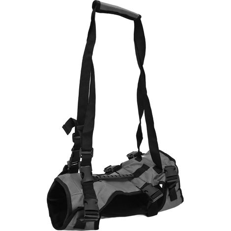Chat gilet harnais laisse réglable respirant élégant multifonctionnel animal de compagnie marche pour animaux de compagnie chiens gris M (1/5)