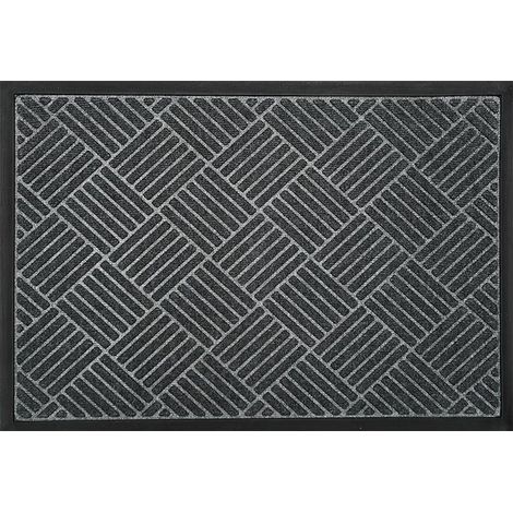Paillasson Exterieur Antidérapant 45 x 75 cm Noir (1/4)