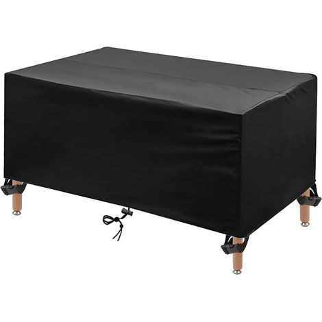 Housse Salon de Jardin,420D Housse de Protection Imperméable et Anti-poussière Bâche Couverture Jardin, polyester Mobilier Jardin Couverture pour Jardin Salon et Patio Mobilier 12312374cm